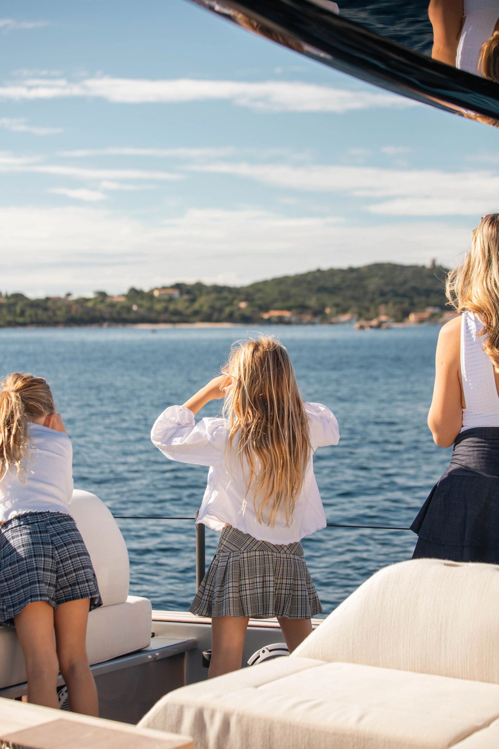 Family moments aboard a Pardo Yacht in the Mediterranean